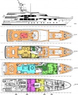 Motor Yacht Alibi - Layout